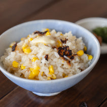 香ばし味噌バターのとうもろこしご飯