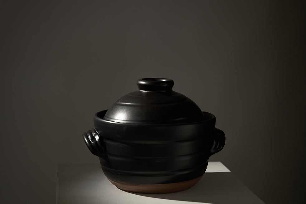 耐熱陶器 大黒鍋 華月 IH用 大黒ごはん鍋 2合 – 華月