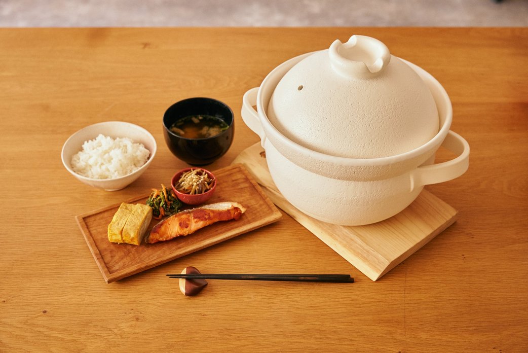 Japanese Rice Inaho INAHO(イナホ)|目止め不要・IH対応・1合から炊ける炊飯土鍋 華月
